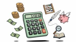 Cómo Convertir Euros a Pesos Mexicanos con una Calculadora 28 calculadora con billetes y simbolos monetarios