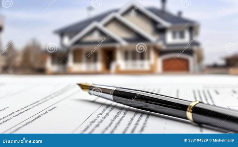 casa con llaves y contrato empenado