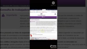 computadora mostrando sitio web de credito infonavit