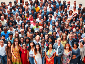 diversidad de personas con caracteristicas unicas