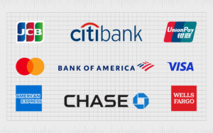 dos tarjetas de credito mexicanas sobre fondo blanco