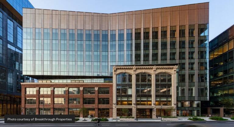 edificio corporativo moderno de eli lilly