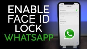 iphone desbloqueando whatsapp con face id