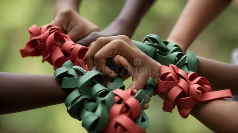 manos uniendo varios papeles en uno solo