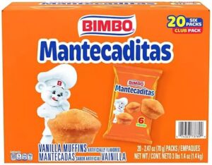 mantecadas bimbo en envoltorio brillante