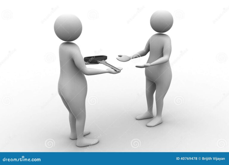 persona entregando identificacion a otra persona