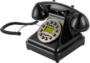 telefono antiguo con identificacion de llamadas