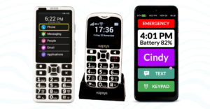 telefono movil con contactos borrandose pantalla visible