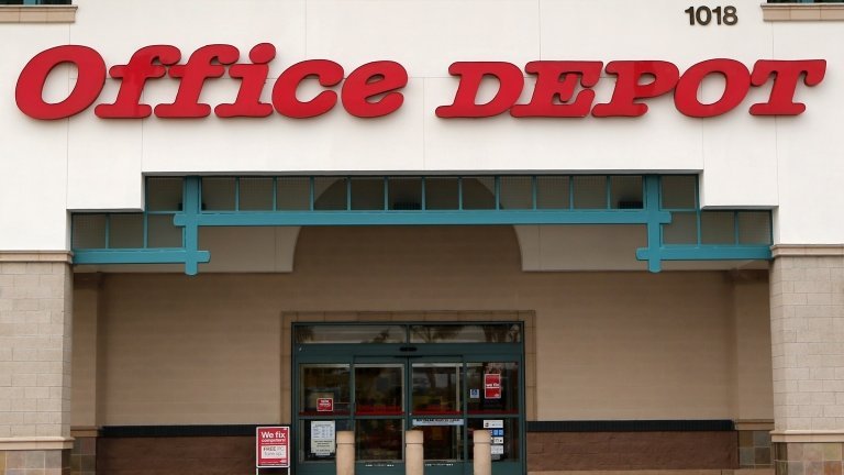 tiendas office depot y office max fachada conjunta